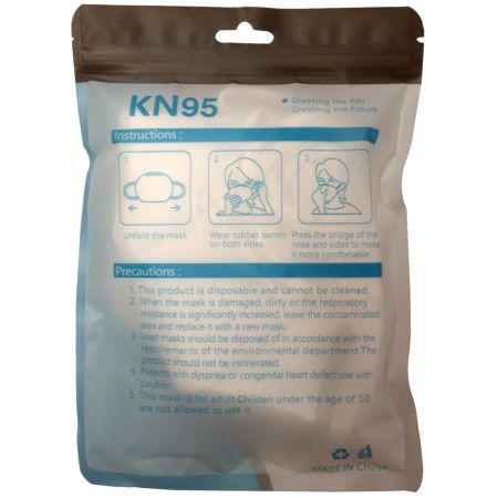 KN95 FFP2 Schutzmasken Beutel 5 Stück